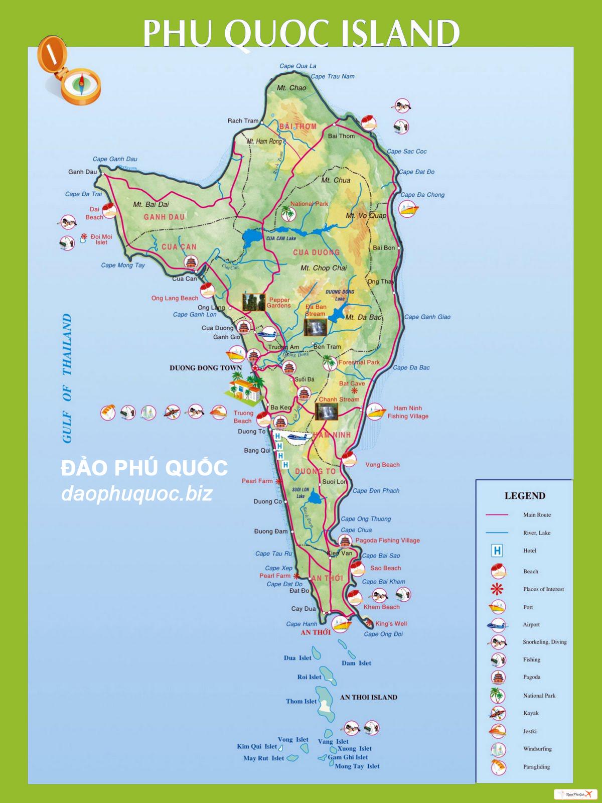 Bản đồ Phú Quốc Full HD được cập nhật mới nhất cho năm